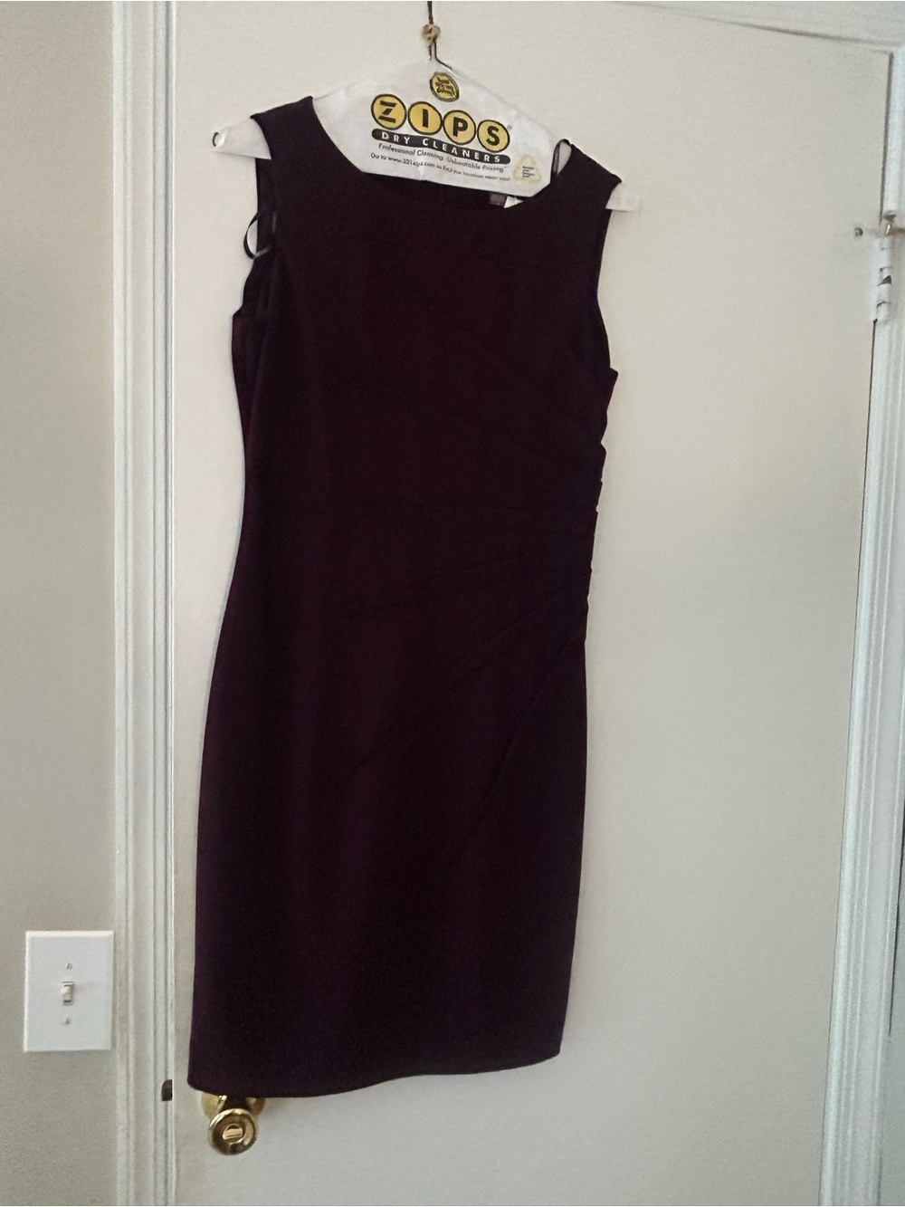 Calvin Klein Women's Plum Sheath Dress